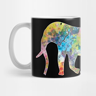 Cool Elephant Colorful Tribal T-shirt Mug